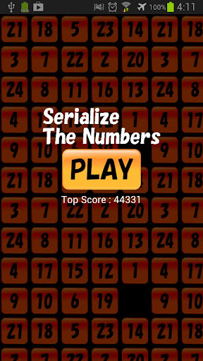 Serialize The Numbers - touch