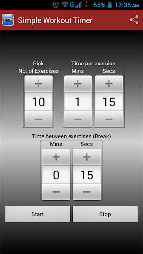 Simple Workout Timer