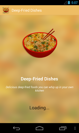 【免費健康App】Deep Fried Dishes-APP點子