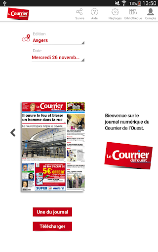 【免費新聞App】Le Courrier de l'Ouest Journal-APP點子