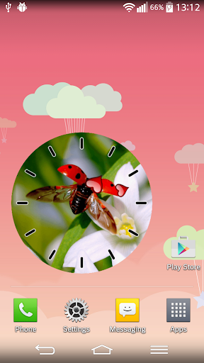 免費下載個人化APP|Ladybug Analog Clock app開箱文|APP開箱王