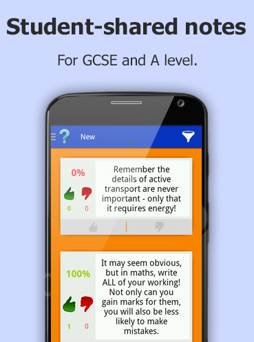 Learning Notes GCSE A Level