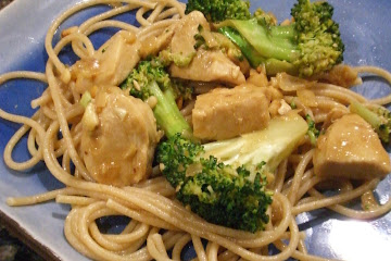 Peanut Chicken and Broccoli