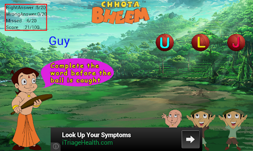 Quick Word Game with Bheem - náhled