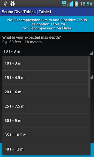 【免費運動App】Scuba Dive Tables-APP點子