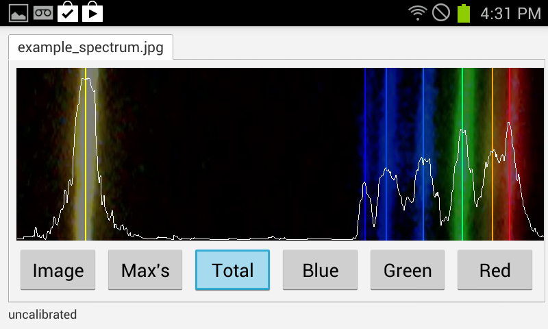 LightSpectra Screen 1