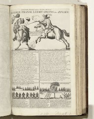 Spotprent op de Fransen bij Rijssel, 1708