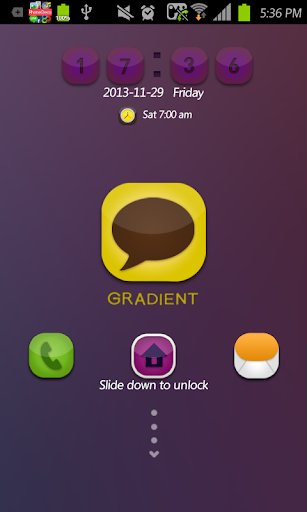 Gradient go locker theme