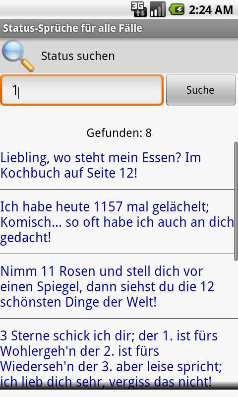 StatusSprüche für alle Fälle AndroidApps auf Google Play