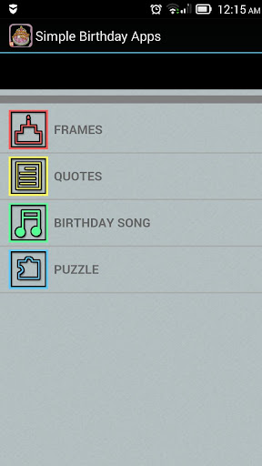 Birthday App for Android 2015