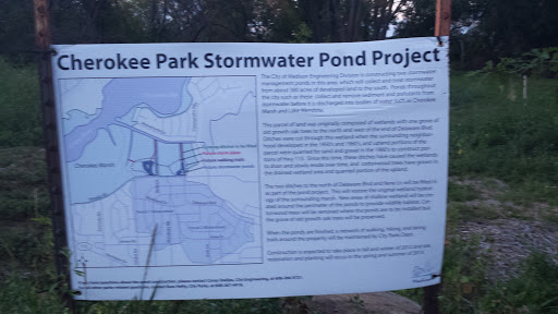 Cherokee Park Stormwater Pond Project