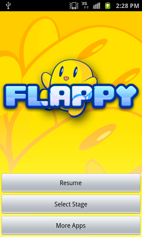 Android application FLAPPY 100 Vol.3 screenshort