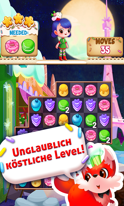 Android application Cupcake Mania Christmas screenshort