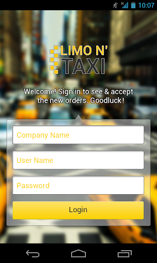 Limo n Taxi Fleet App