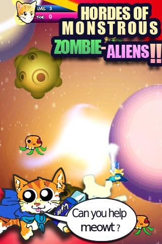 Galaxy Cat vs Zombie Aliens