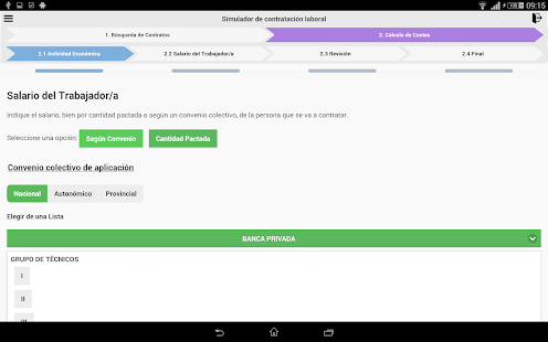 Simulador contratacion laboral Screenshots 1