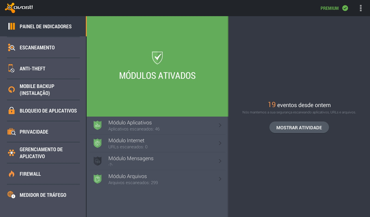   Mobile Security & Antivirus: captura de tela 