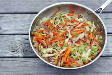 Stir Fried Cabbage and Carrots