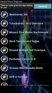 Classical Music Ringtones Screenshots 0