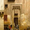 The Courtyard of a house in Cairo