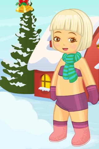 X Mas Snow Kid Dress Up