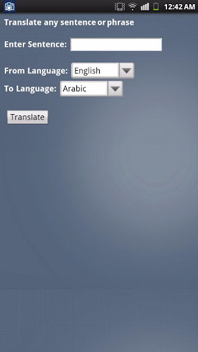 Simple Translation App
