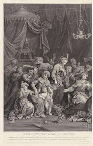 Alexander de Grote bij de familie van Darius