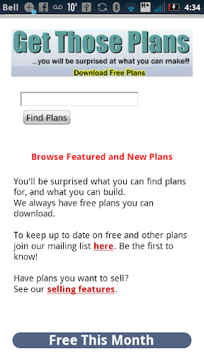 Find Sell Give Away Plans