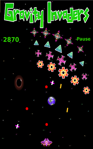 Gravity Invaders in Space. Pro