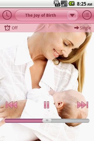 Android application Prenatal Lullabies screenshort