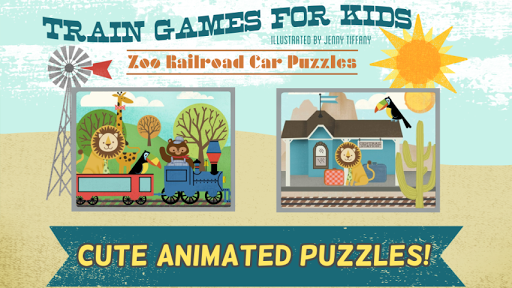 Train Games for Kids- Puzzles