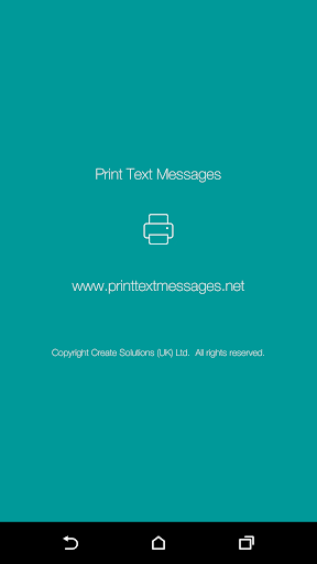Print Text Messages