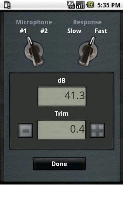 SPL Volume Levels Pro Screen 2