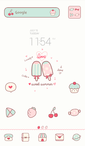 sweet summer dodol theme