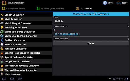 Column Calculator Tablet poster 16