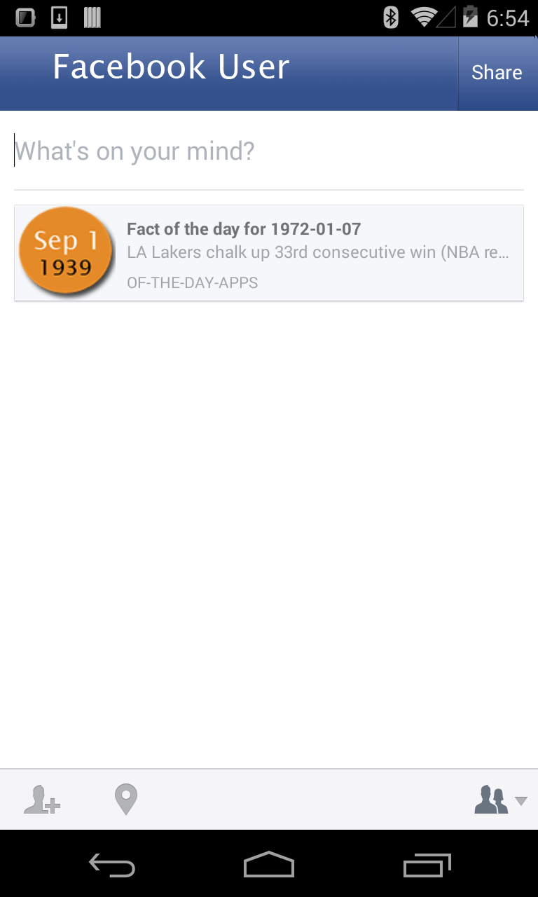 Pebble / Fact of the Day Screen 3