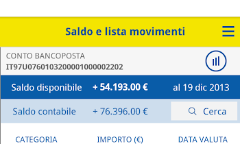 Scarica App Bancoposta