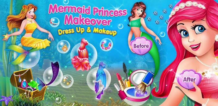 Mermaid Princess Makeover Game