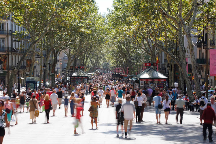 La Rambla is a main hub for shopping, dining and sightseeing in central Barcelona.