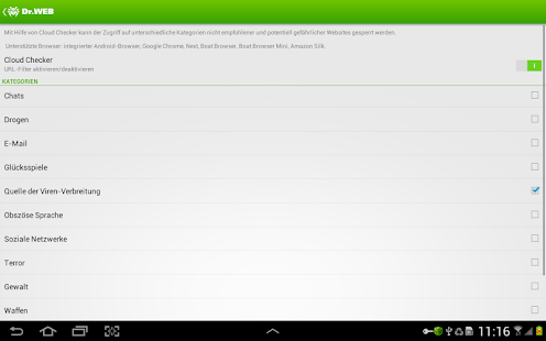 Dr.Web v.9 Anti-virus Life lic apk cracked download - screenshot thumbnail