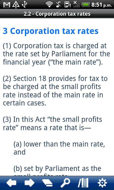 Corporation Tax Act 2010 Screen 3