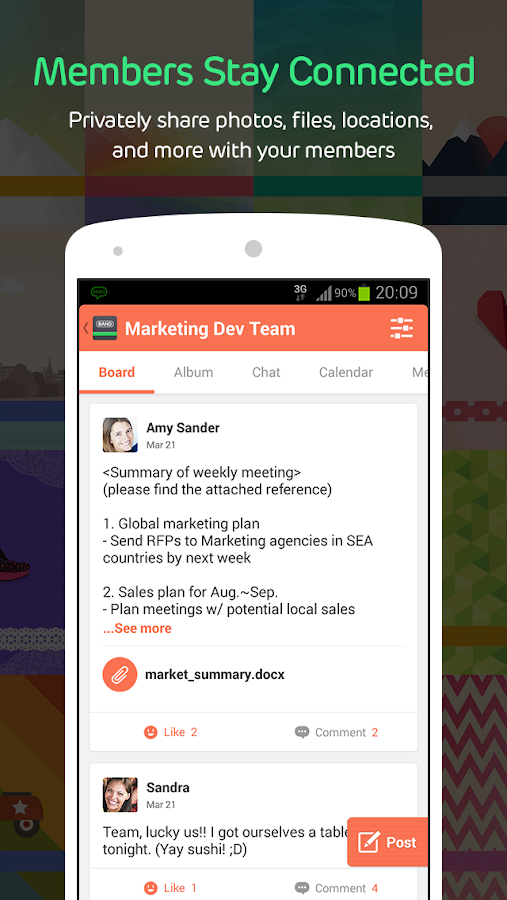 BAND app for groups Aplicaciones de Android en Google Play