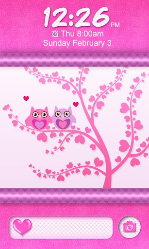 免費下載個人化APP|Cute Love Owls Theme Go Locker app開箱文|APP開箱王