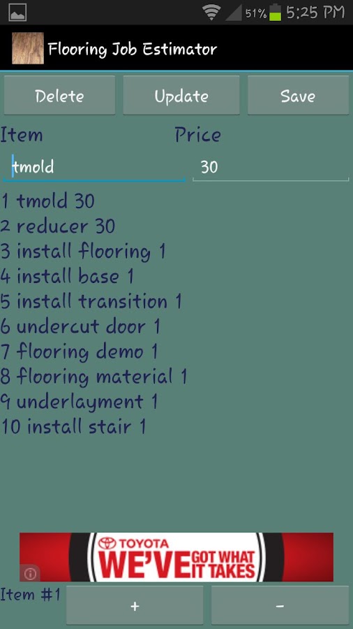 Flooring Job Estimator Android Apps on Google Play