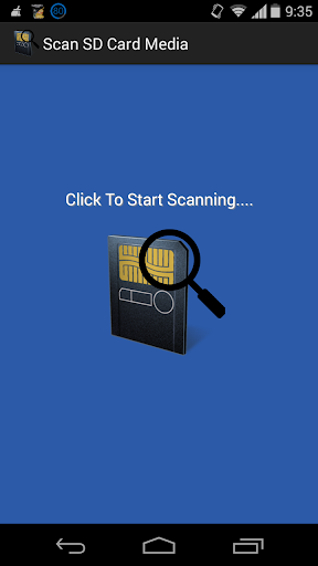 SD Card Scanner Scans Kitkat