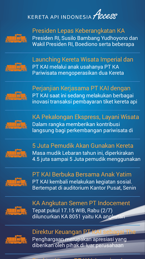    Kereta Api Indonesia Access- screenshot  