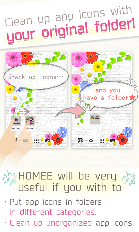 Homee launcher - cuter/kawaii Screen 3