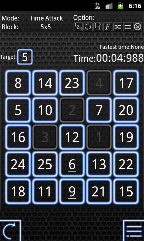 Android application Numbers Attack Plus! screenshort