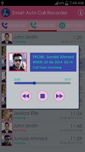 One Touch Auto Call Recorder + Screenshots 3