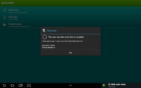 Dr.Web Anti-virus Life license - screenshot thumbnail